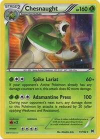 Buy Pokemon cards Australia - Chesnaught Holo 11/162 - Premium Raw Card from Monster Mart - Pokémon Card Emporium - Shop now at Monster Mart - Pokémon Cards Australia. BREAKthrough, Holo, NEW 12 Sep, XY