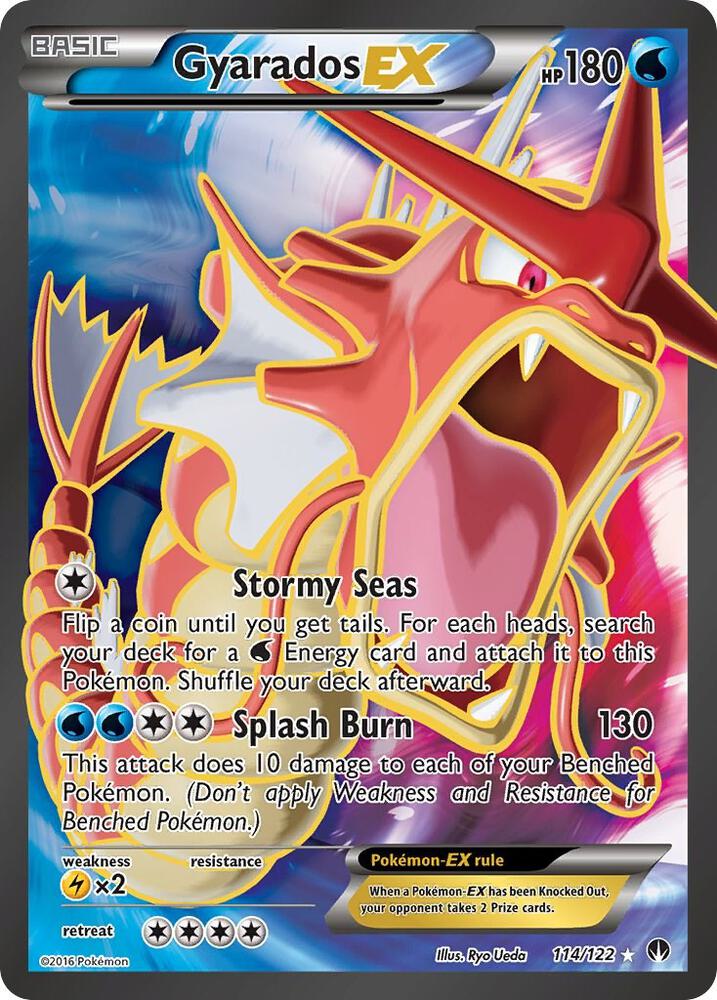 Buy Pokemon cards Australia - Gyarados EX 114/122 - Premium Raw Card from Monster Mart - Pokémon Card Emporium - Shop now at Monster Mart - Pokémon Cards Australia. BREAKpoint, EX, Full Art, NEW 10 Oct, XY