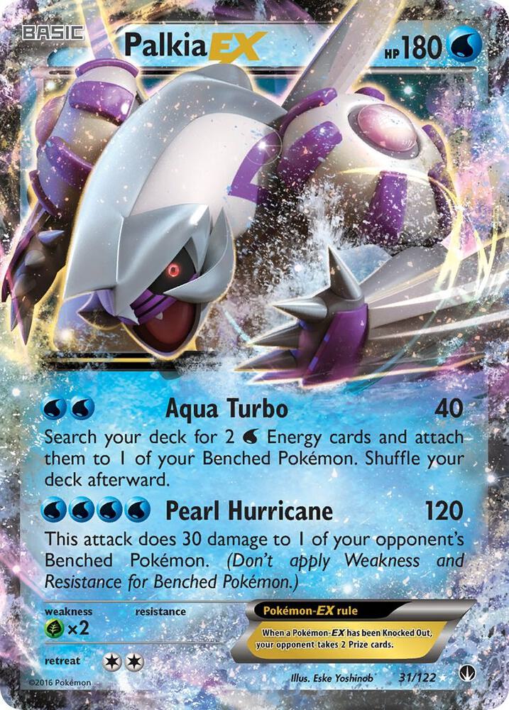 Buy Pokemon cards Australia - Palkia EX 31/122 - Premium Raw Card from Monster Mart - Pokémon Card Emporium - Shop now at Monster Mart - Pokémon Cards Australia. BREAKpoint, EX, NEW 15 Jul, XY