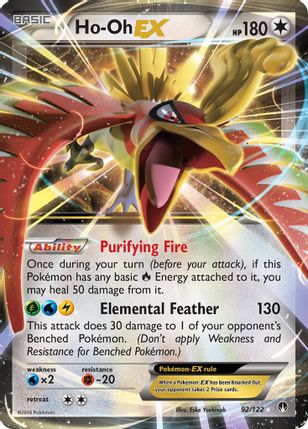 Buy Pokemon cards Australia - Ho-Oh EX 92/122 - Premium Raw Card from Monster Mart - Pokémon Card Emporium - Shop now at Monster Mart - Pokémon Cards Australia. BREAKpoint, EX, NEW 19 Jun