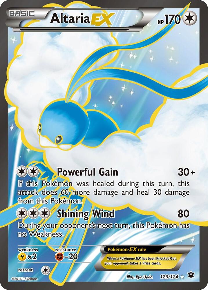 Buy Pokemon cards Australia - Altaria EX 123/124 - Premium Raw Card from Monster Mart - Pokémon Card Emporium - Shop now at Monster Mart - Pokémon Cards Australia. EX, Fates Collide, Full Art, NEW 10 Oct, XY