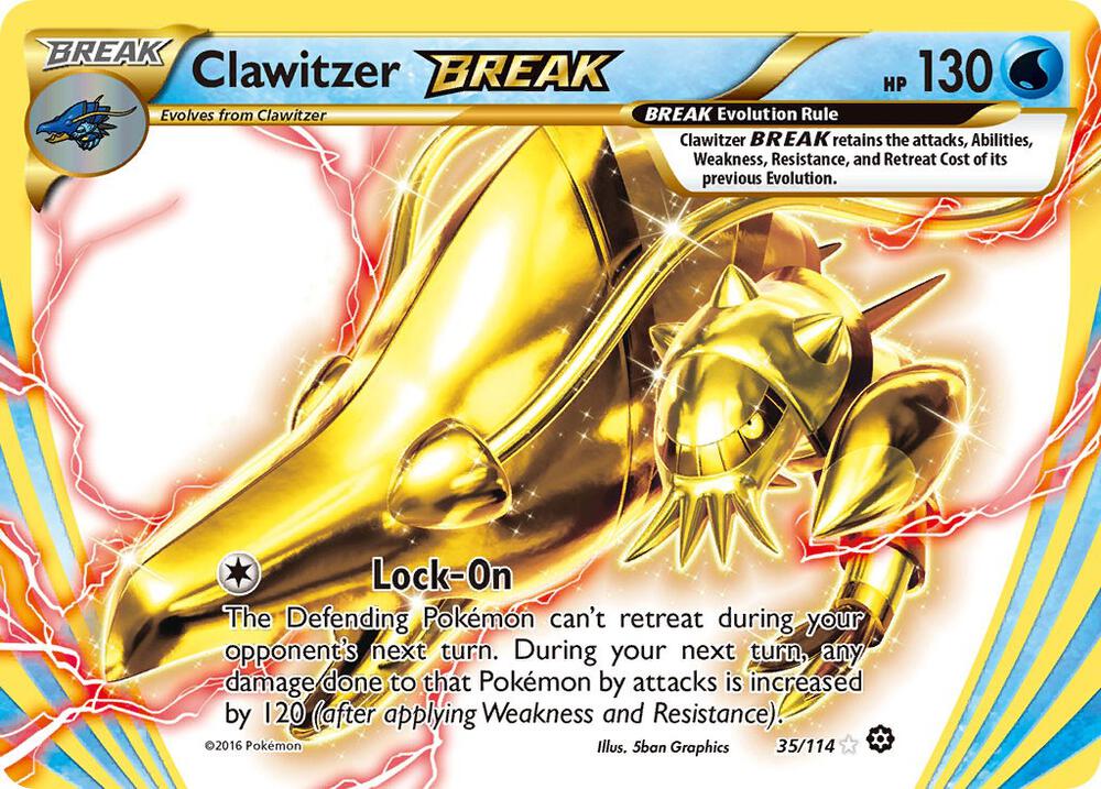 Buy Pokemon cards Australia - Clawitzer BREAK 35/114 - Premium Raw Card from Monster Mart - Pokémon Card Emporium - Shop now at Monster Mart - Pokémon Cards Australia. BREAK, NEW 15 Jul, Steam Siege, XY