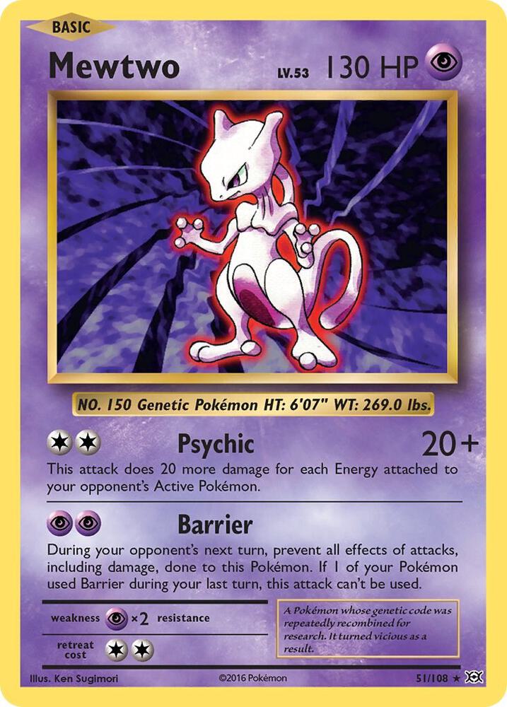 Buy Pokemon cards Australia - Mewtwo Reverse Holo 51/108 - Premium Raw Card from Monster Mart - Pokémon Card Emporium - Shop now at Monster Mart - Pokémon Cards Australia. Evolutions, NEW 28 Aug, Reverse Holo, XY