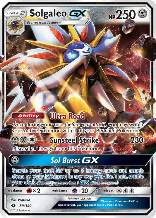 Buy Pokemon cards Australia - Solgaleo GX 89/149 - Premium Raw Card from Monster Mart - Pokémon Card Emporium - Shop now at Monster Mart - Pokémon Cards Australia. GX, NEW 8 Aug, SM Base Set