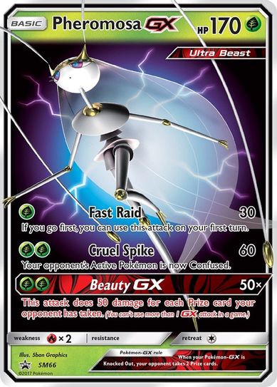 Buy Pokemon cards Australia - Pheromosa GX SM66 - Premium Raw Card from Monster Mart - Pokémon Card Emporium - Shop now at Monster Mart - Pokémon Cards Australia. GX, New 21 Mar, Promo, SM