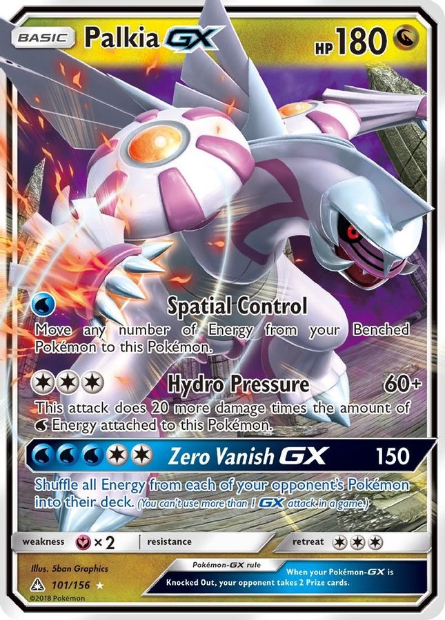 Buy Pokemon cards Australia - Palkia GX 101/156 - Premium Raw Card from Monster Mart - Pokémon Card Emporium - Shop now at Monster Mart - Pokémon Cards Australia. GX, NEW 8 May, SM, Ultra Prism