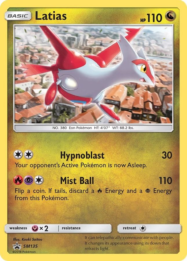 Buy Pokemon cards Australia - Latias SM135 - Premium Raw Card from Monster Mart - Pokémon Card Emporium - Shop now at Monster Mart - Pokémon Cards Australia. MMB50, New 8 Apr, Promo, SM Promo