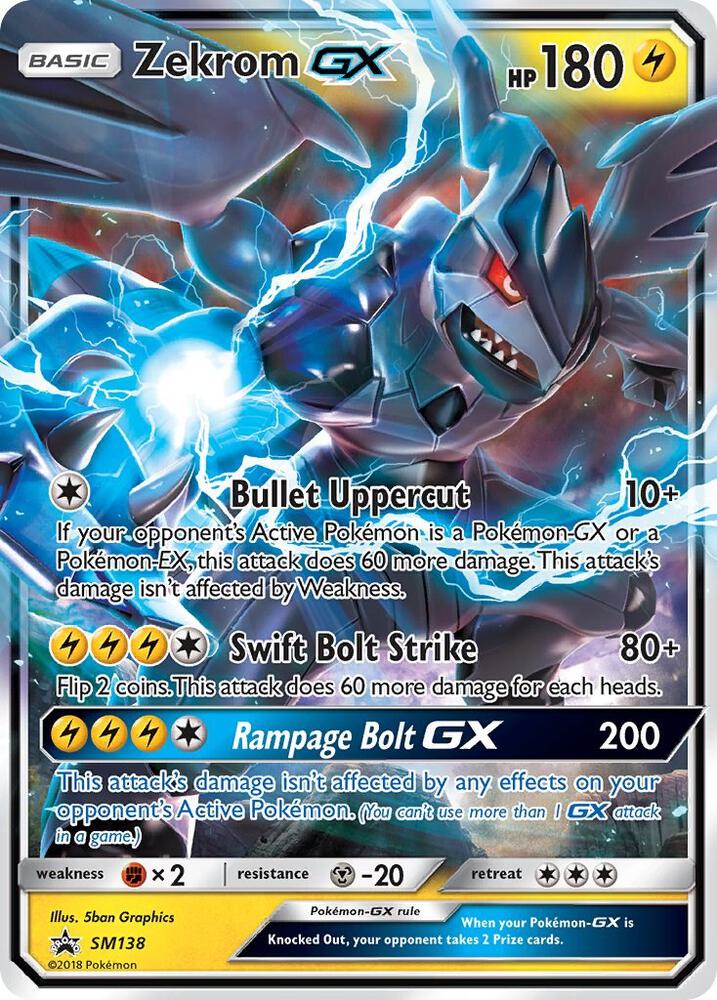 Buy Pokemon cards Australia - Zekrom GX SM138 - Premium Raw Card from Monster Mart - Pokémon Card Emporium - Shop now at Monster Mart - Pokémon Cards Australia. GX, NEW 21 Nov, Promo, SM