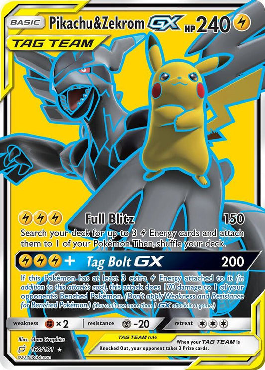 Buy Pokemon cards Australia - Pikachu & Zekrom GX 162/181 - Premium Raw Card from Monster Mart - Pokémon Card Emporium - Shop now at Monster Mart - Pokémon Cards Australia. Full Art, GX, NEW 21 Nov, SM, Tag Team, Team Up, Ultra Rare