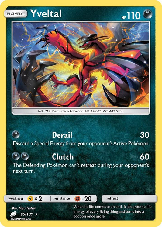 Buy Pokemon cards Australia - Yveltal Reverse Holo 95/181 - Premium Raw Card from Monster Mart - Pokémon Card Emporium - Shop now at Monster Mart - Pokémon Cards Australia. Holo, NEW 22 Nov, SM, Team Up