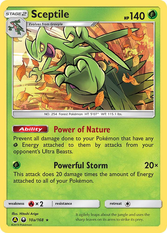 Buy Pokemon cards Australia - Sceptile 10a/168 - Premium Raw Card from Monster Mart - Pokémon Card Emporium - Shop now at Monster Mart - Pokémon Cards Australia. Alternate Art Promo, NEW 28 Aug, Promo