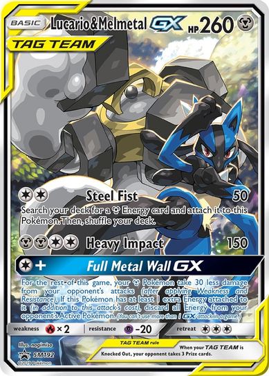 Buy Pokemon cards Australia - Lucario & Melmetal GX SM192 - Premium Raw Card from Monster Mart - Pokémon Card Emporium - Shop now at Monster Mart - Pokémon Cards Australia. GX, New 21 Mar, Promo, SM, Tag Team