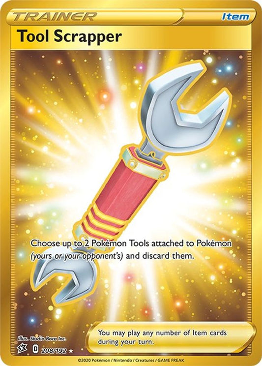 Buy Pokemon cards Australia - Tool Scrapper 208/192 - Premium Raw Card from Monster Mart - Pokémon Card Emporium - Shop now at Monster Mart - Pokémon Cards Australia. Gold, New 8 Apr, Rebel Clash, Secret Rare, Trainer
