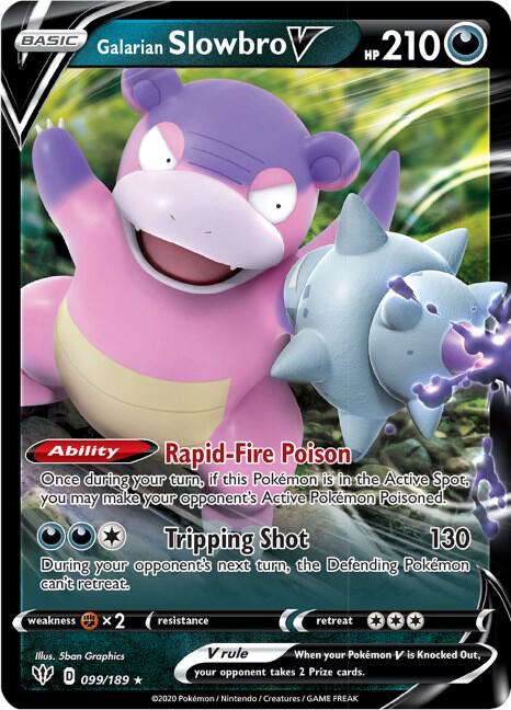 Buy Pokemon cards Australia - Slowbro V 099/189 - Premium Raw Card from Monster Mart - Pokémon Card Emporium - Shop now at Monster Mart - Pokémon Cards Australia. Darkness Ablaze, NEW 22 Jul