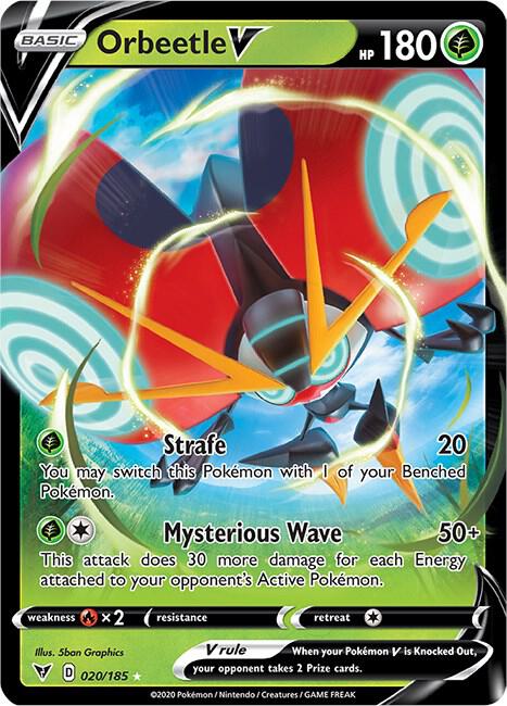 Buy Pokemon cards Australia - Orbeetle V 020/185 - Premium Raw Card from Monster Mart - Pokémon Card Emporium - Shop now at Monster Mart - Pokémon Cards Australia. NEW 8 Aug, Vivid Voltage