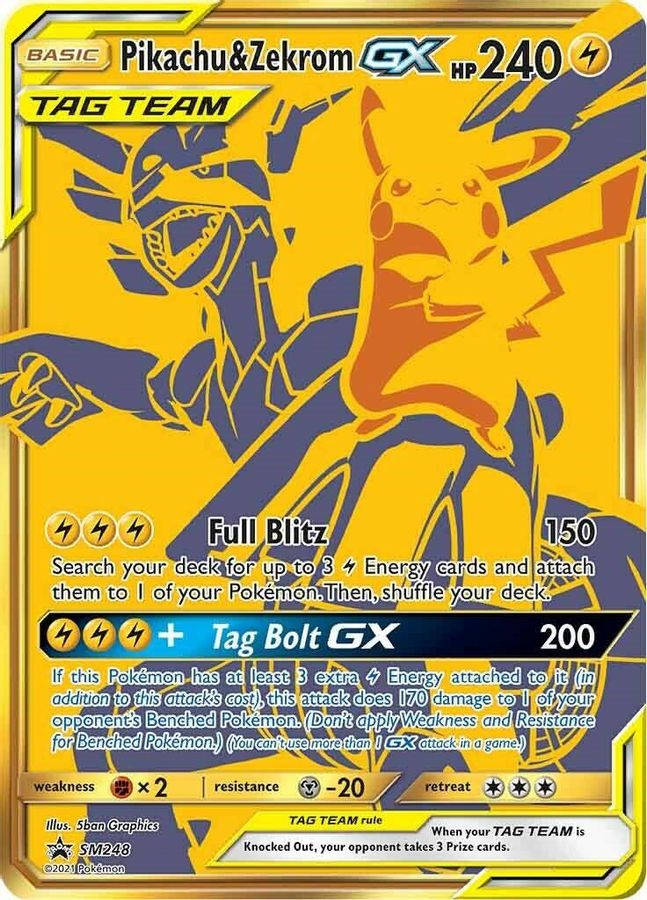 Buy Pokemon cards Australia - Pikachu & Zekrom GX SM248 - Premium Raw Card from Monster Mart - Pokémon Card Emporium - Shop now at Monster Mart - Pokémon Cards Australia. GX, NEW 8 May, Promo, SM Promo, Tag Team