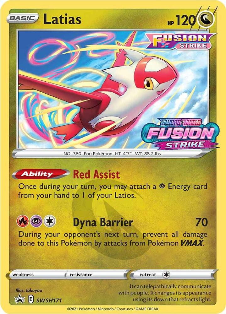 Buy Pokemon cards Australia - Latias SWSH171 - Premium Raw Card from Monster Mart - Pokémon Card Emporium - Shop now at Monster Mart - Pokémon Cards Australia. NEW 22 Nov, Promo, Sword & Shield Promo