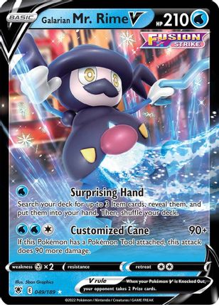 Buy Pokemon cards Australia - Mr. Rime V 049/189 - Premium Raw Card from Monster Mart - Pokémon Card Emporium - Shop now at Monster Mart - Pokémon Cards Australia. Astral Radiance, NEW 19 Jun