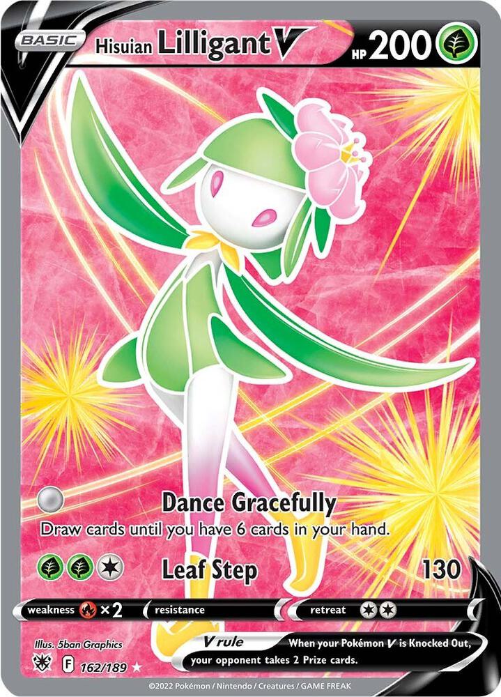 Buy Pokemon cards Australia - Lilligant V 162/189 - Premium Raw Card from Monster Mart - Pokémon Card Emporium - Shop now at Monster Mart - Pokémon Cards Australia. Astral Radiance, Full Art, NEW 11 Feb, Ultra Rare