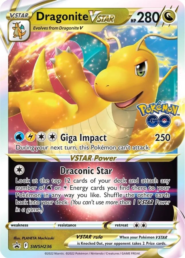 Buy Pokemon cards Australia - Dragonite VSTAR SWSH236 - Premium Raw Card from Monster Mart - Pokémon Card Emporium - Shop now at Monster Mart - Pokémon Cards Australia. NEW 8 May, Promo, Sword & Shield Promo, VSTAR