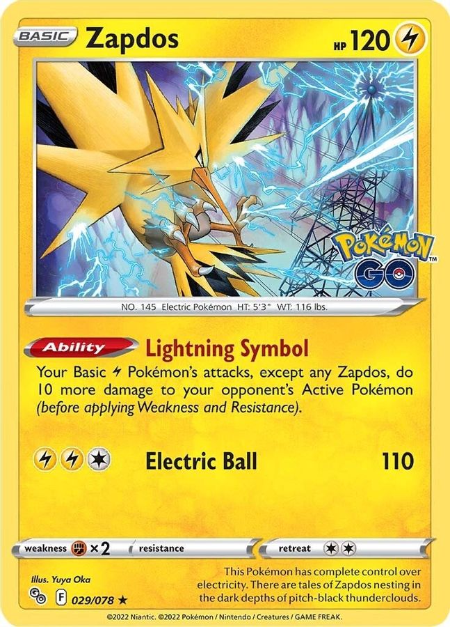 Buy Pokemon cards Australia - Zapdos Holo 029/078 - Premium Raw Card from Monster Mart - Pokémon Card Emporium - Shop now at Monster Mart - Pokémon Cards Australia. Holo, NEW 7 Jun, Pokemon Go