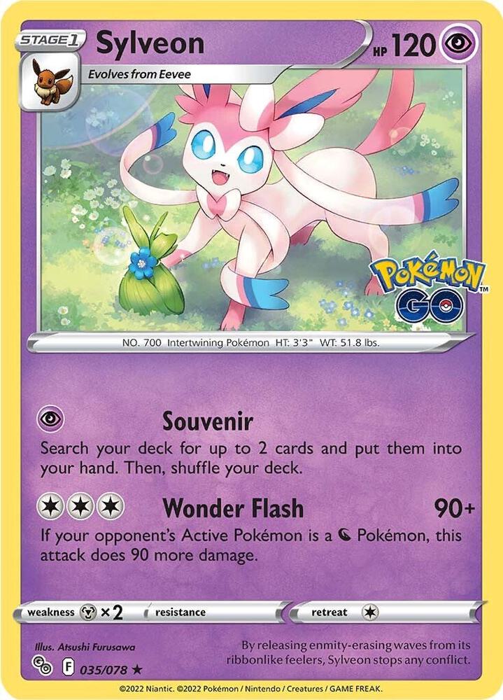 Buy Pokemon cards Australia - Sylveon Holo 035/078 - Premium Raw Card from Monster Mart - Pokémon Card Emporium - Shop now at Monster Mart - Pokémon Cards Australia. Holo, NEW 21 Nov, Pokemon Go