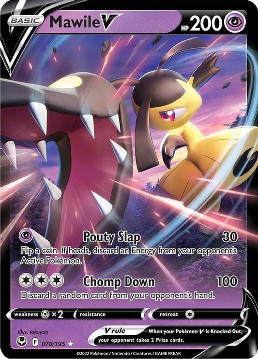 Buy Pokemon cards Australia - Mawile V 070/195 - Premium Raw Card from Monster Mart - Pokémon Card Emporium - Shop now at Monster Mart - Pokémon Cards Australia. NEW 20 May, Silver Tempest