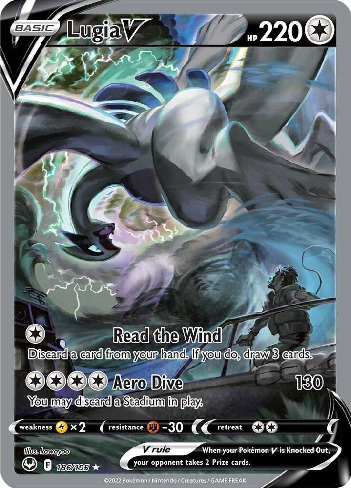 Buy Pokemon cards Australia - Lugia V 186/195 - Premium Raw Card from Monster Mart - Pokémon Card Emporium - Shop now at Monster Mart - Pokémon Cards Australia. Alt Art, Alternate Art, NEW 8 Aug, Silver Tempest