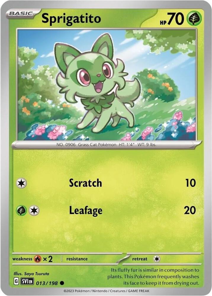 Buy Pokemon cards Australia - Sprigatito 013/198 - Premium Raw Card from Monster Mart - Pokémon Card Emporium - Shop now at Monster Mart - Pokémon Cards Australia. NEW 28 Aug, Promo