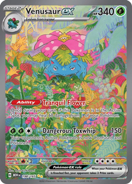 Buy Pokemon cards Australia - Venusaur EX 198/165 - Premium Raw Card from Monster Mart - Pokémon Card Emporium - Shop now at Monster Mart - Pokémon Cards Australia. 151, EX, NEW 1 July, Special Illustration Rare