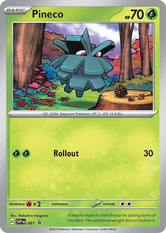 Buy Pokemon cards Australia - Pineco Cosmos Holo 061 - Premium Raw Card from Monster Mart - Pokémon Card Emporium - Shop now at Monster Mart - Pokémon Cards Australia. NEW 3 Jun, Promo, Scarlet & Violet Promo