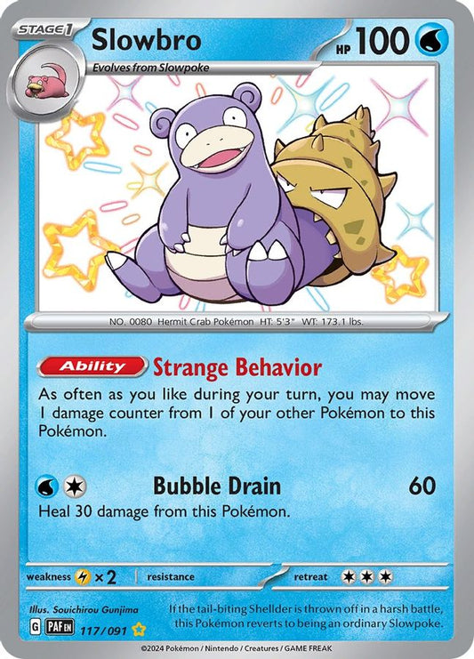 Buy Pokemon cards Australia - Slowbro 117/091 - Premium Raw Card from Monster Mart - Pokémon Card Emporium - Shop now at Monster Mart - Pokémon Cards Australia. Baby Shiny, New 2 Apr, Paldean Fates, Shiny Rare