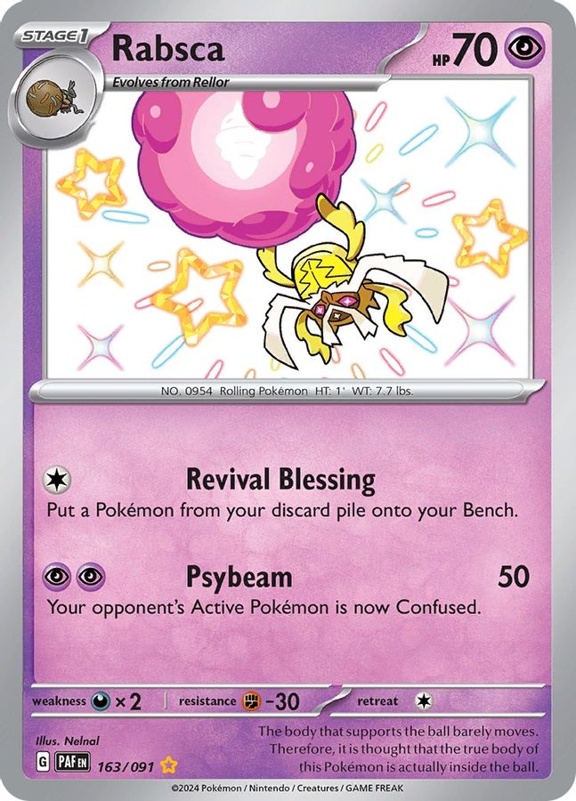 Buy Pokemon cards Australia - Rabsca 163/091 - Premium Raw Card from Monster Mart - Pokémon Card Emporium - Shop now at Monster Mart - Pokémon Cards Australia. Baby Shiny, NEW 8 May, Paldean Fates, Shiny Rare