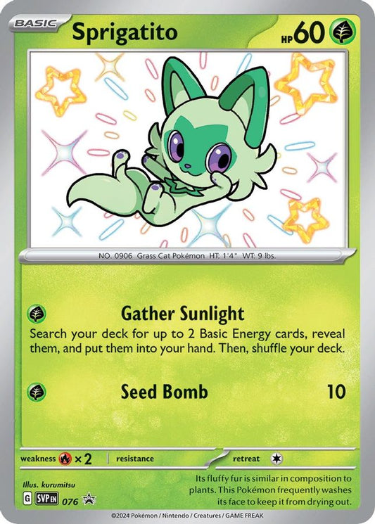 Buy Pokemon cards Australia - Sprigatito 076 - Premium Raw Card from Monster Mart - Pokémon Card Emporium - Shop now at Monster Mart - Pokémon Cards Australia. Baby Shiny, New 24 Apr, Promo, Scarlet & Violet Promo