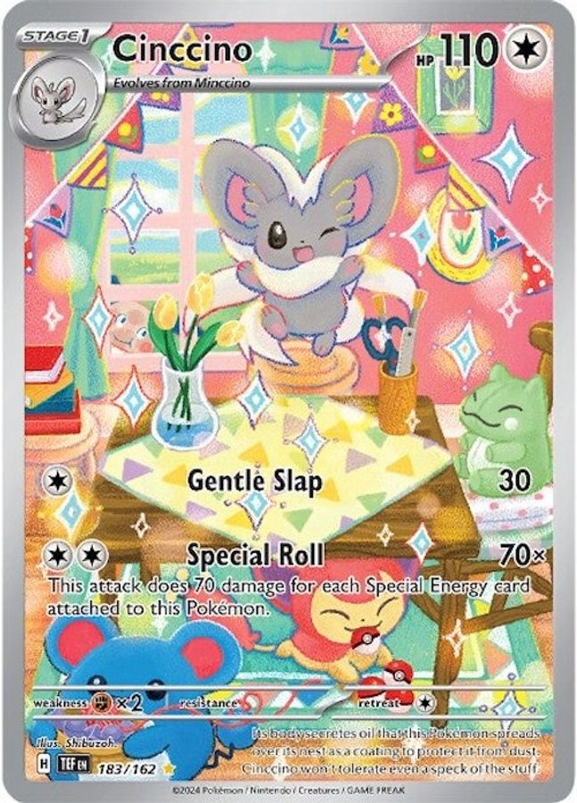 Buy Pokemon cards Australia - Cinccino 183/162 - Premium Raw Card from Monster Mart - Pokémon Card Emporium - Shop now at Monster Mart - Pokémon Cards Australia. Illustration Rare, MMB20, New 25 Mar, Temporal Forces