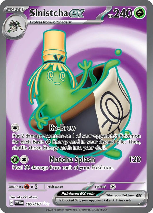 Buy Pokemon cards Australia - Sinistcha EX 189/167 - Premium Raw Card from Monster Mart - Pokémon Card Emporium - Shop now at Monster Mart - Pokémon Cards Australia. EX, NEW 7 Jun, Twilight Masquerade, Ultra Rare