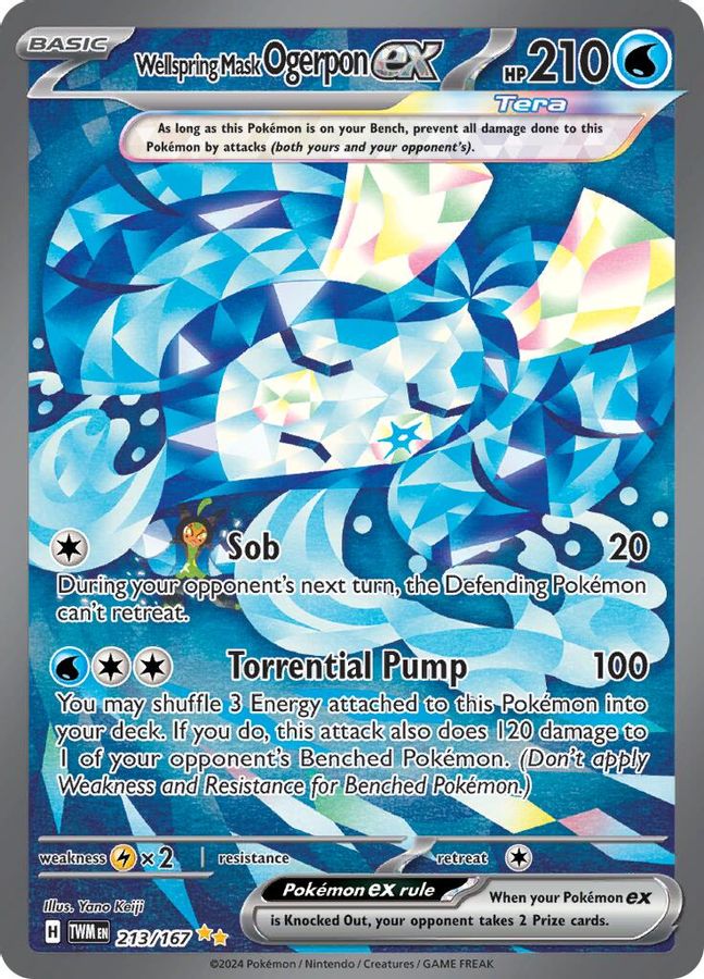 Buy Pokemon cards Australia - Ogerpon EX 213/167 - Premium Raw Card from Monster Mart - Pokémon Card Emporium - Shop now at Monster Mart - Pokémon Cards Australia. EX, NEW 27 Jun, Special Illustration Rare, Twilight Masquerade