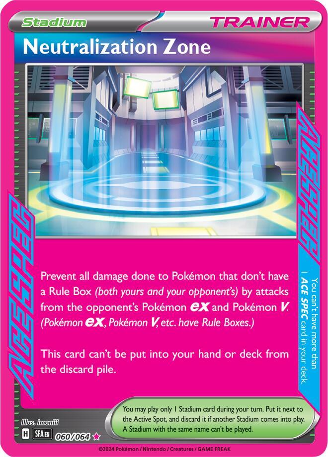 Buy Pokemon cards Australia - Neutralization Zone 060/064 - Premium Raw Card from Monster Mart - Pokémon Card Emporium - Shop now at Monster Mart - Pokémon Cards Australia. ACE SPEC Rare, NEW 13 Aug, Shrouded Fable, Trainer