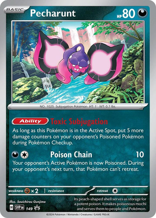 Buy Pokemon cards Australia - Pecharunt 149 - Premium Raw Card from Monster Mart - Pokémon Card Emporium - Shop now at Monster Mart - Pokémon Cards Australia. NEW 16 Aug, Promo, Scarlet & Violet Promo