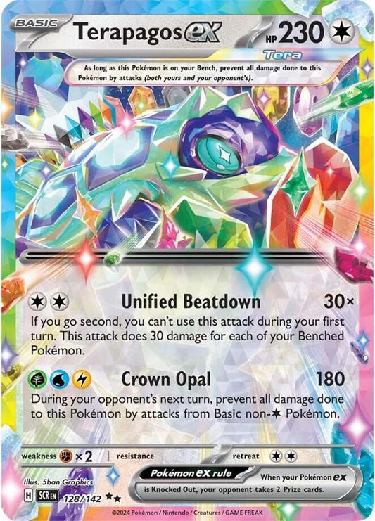 Buy Pokemon cards Australia - Terapagos EX 128/142 - Premium Raw Card from Monster Mart - Pokémon Card Emporium - Shop now at Monster Mart - Pokémon Cards Australia. Double Rare, EX, NEW 25 Sep, Stellar Crown