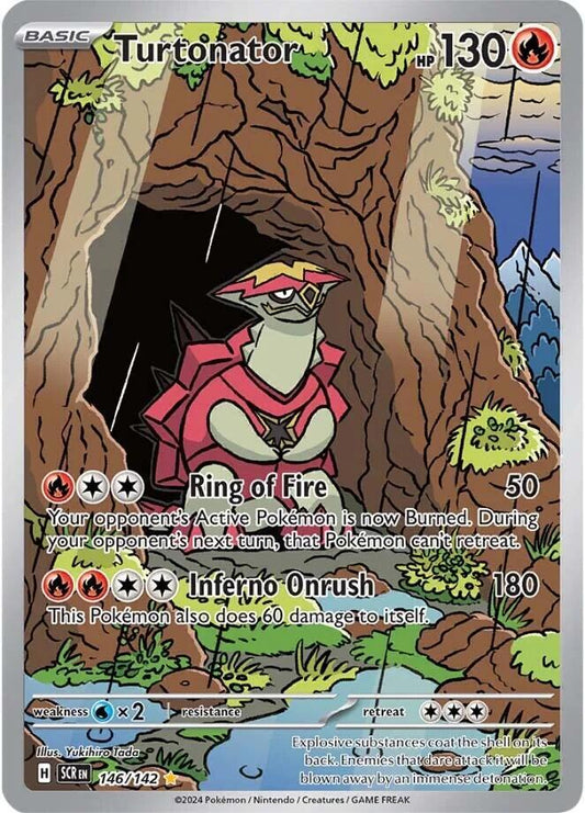 Buy Pokemon cards Australia - Turtonator 146/142 - Premium Raw Card from Monster Mart - Pokémon Card Emporium - Shop now at Monster Mart - Pokémon Cards Australia. Illustration Rare, NEW 25 Sep, Stellar Crown