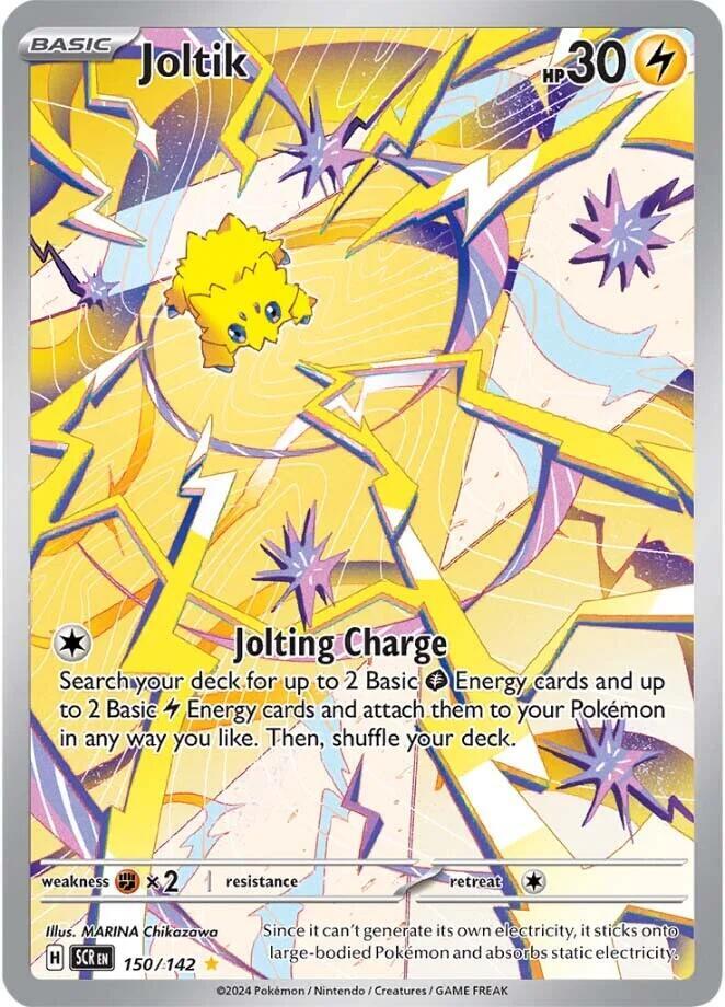 Buy Pokemon cards Australia - Joltik 150/142 - Premium Raw Card from Monster Mart - Pokémon Card Emporium - Shop now at Monster Mart - Pokémon Cards Australia. Illustration Rare, NEW 25 Sep, Stellar Crown