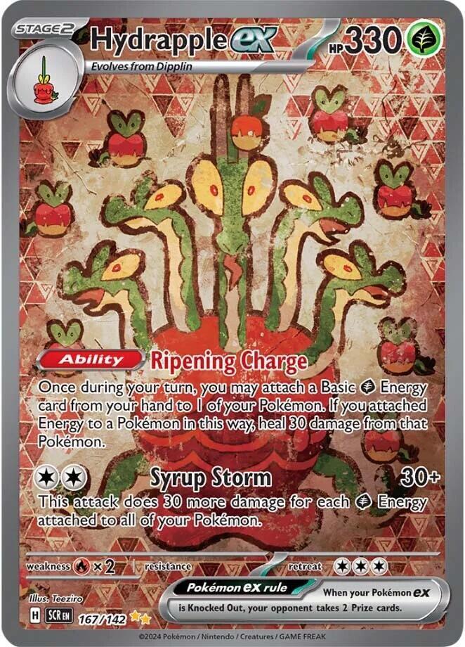 Buy Pokemon cards Australia - Hydrapple EX 167/142 - Premium Raw Card from Monster Mart - Pokémon Card Emporium - Shop now at Monster Mart - Pokémon Cards Australia. EX, NEW 25 Sep, Special Illustration Rare, Stellar Crown