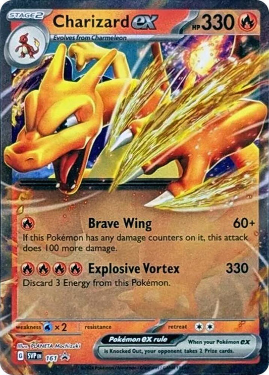 Buy Pokemon cards Australia - Charizard EX 161 - Premium Raw Card from Monster Mart - Pokémon Card Emporium - Shop now at Monster Mart - Pokémon Cards Australia. EX, NEW 6 Nov, Promo, Scarlet & Violet Promo