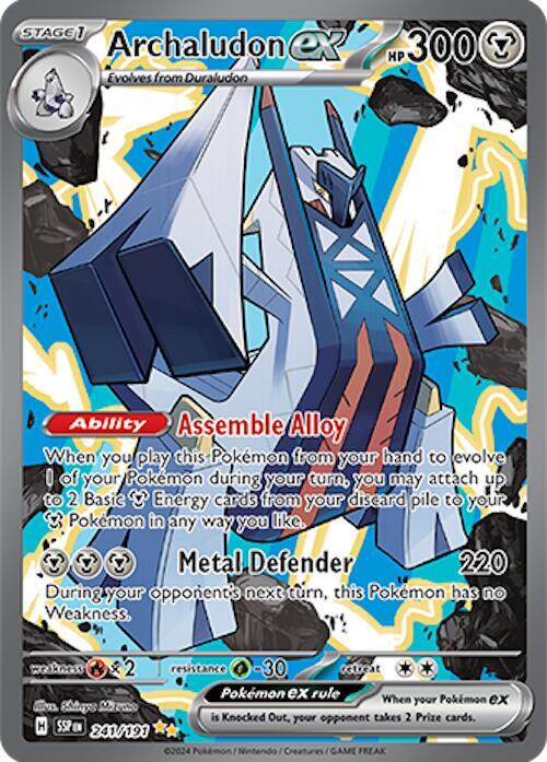 Buy Pokemon cards Australia - Archaludon EX 241/191 - Premium Raw Card from Monster Mart - Pokémon Card Emporium - Shop now at Monster Mart - Pokémon Cards Australia. EX, NEW 22 Nov, Special Illustration Rare, Surging Sparks