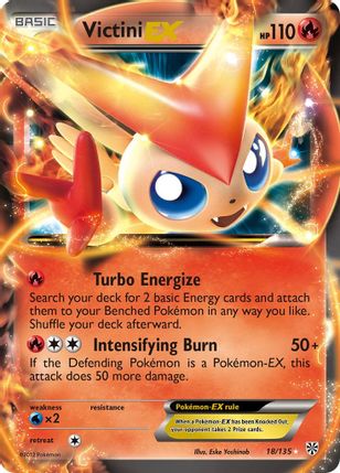 Buy Pokemon cards Australia - Victini EX 18/135 - Premium Raw Card from Monster Mart - Pokémon Card Emporium - Shop now at Monster Mart - Pokémon Cards Australia. EX, NEW 19 Jun, Plasma Storm