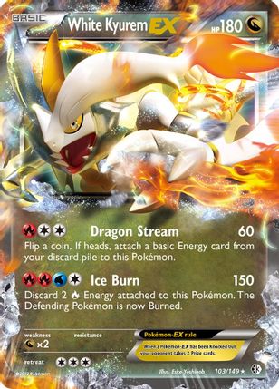 Buy Pokemon cards Australia - White Kyurem EX 101/113 - Premium Raw Card from Monster Mart - Pokémon Card Emporium - Shop now at Monster Mart - Pokémon Cards Australia. Boundaries Crossed, EX, NEW 19 Jun