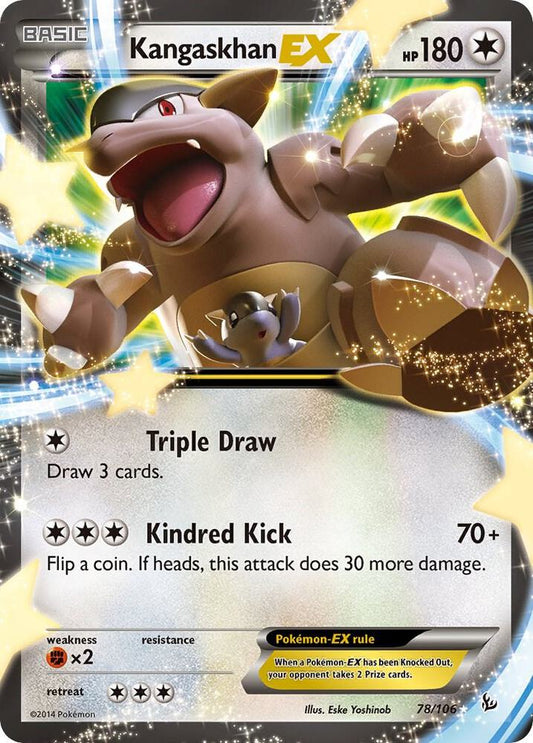 Buy Pokemon cards Australia - Kangaskhan EX 78/106 - Premium Raw Card from Monster Mart - Pokémon Card Emporium - Shop now at Monster Mart - Pokémon Cards Australia. EX, Flashfire, NEW 9 Sep, XY