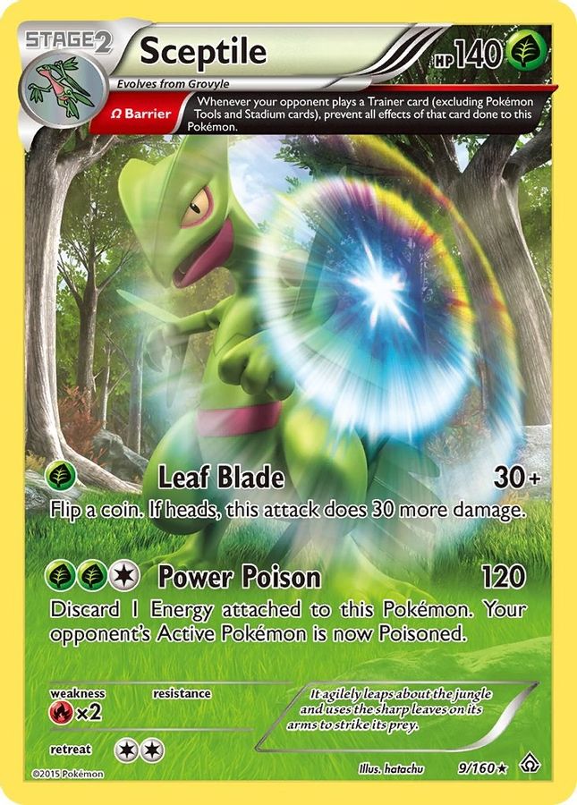 Buy Pokemon cards Australia - Sceptile 9/160 - Premium Raw Card from Monster Mart - Pokémon Card Emporium - Shop now at Monster Mart - Pokémon Cards Australia. NEW 7 Jun, Primal Clash, XY