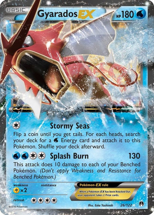 Buy Pokemon cards Australia - Gyarados EX 26/122 - Premium Raw Card from Monster Mart - Pokémon Card Emporium - Shop now at Monster Mart - Pokémon Cards Australia. BREAKpoint, EX